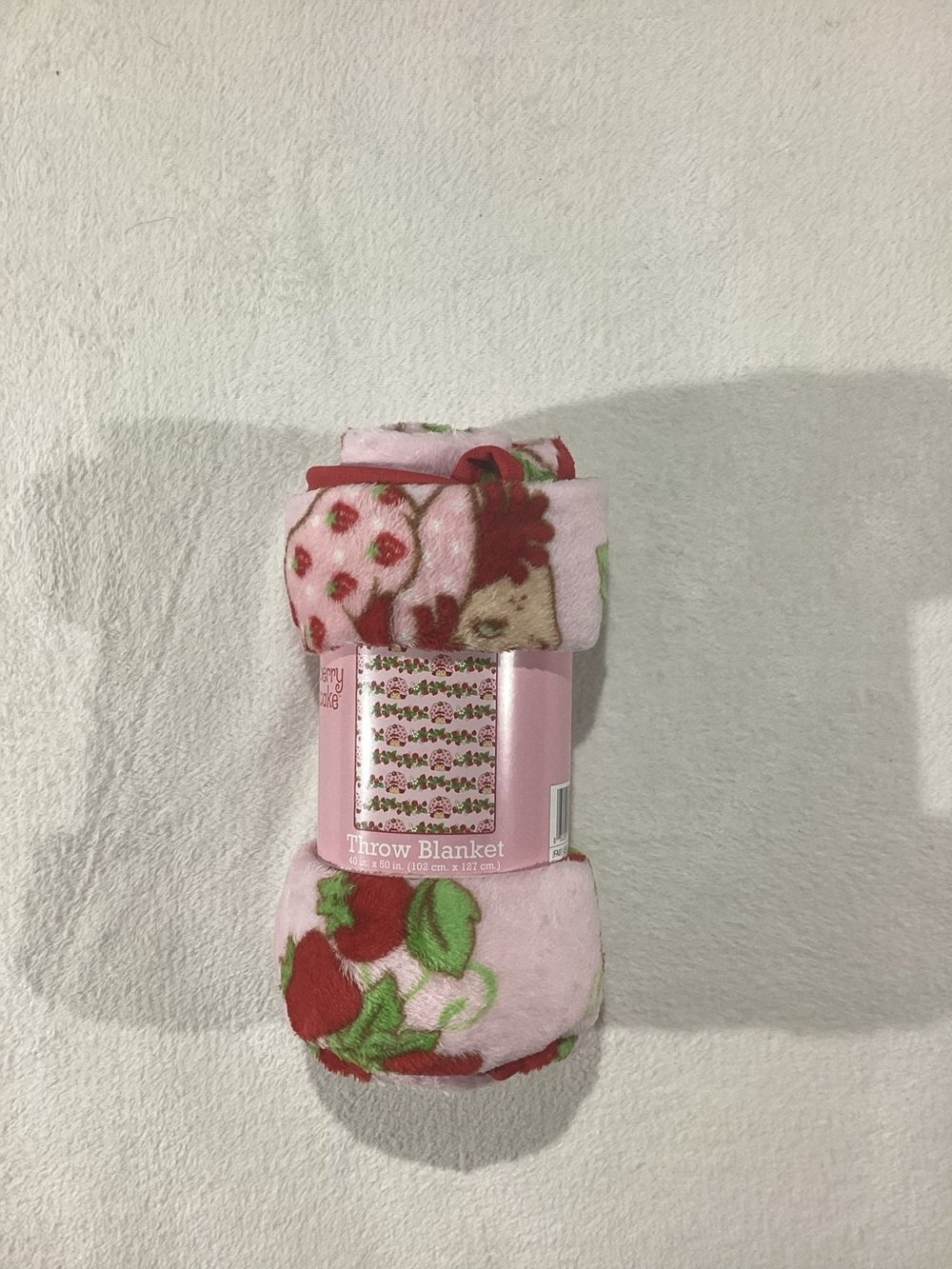 NWT The World of Strawberry Shortcake Travel Throw Blanket 40x50